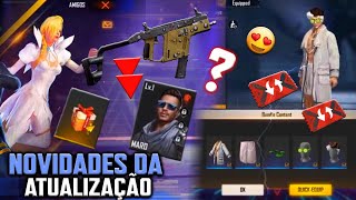 NOVA SKIN DOS ESTILHAÇOS + 30 NOVIDADES DA ATUALIZAÇÃO DO FREE FIRE