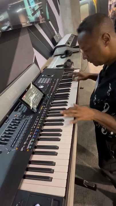 Kris Nicholson Test Drives The Korg PA5X For The First Time at Namm 2024