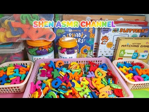 TOY ASMR 🧲🎎 Satisfying Unboxing Alphabet | Build Freedom, Miracle, Harmony & More Brilliant Words