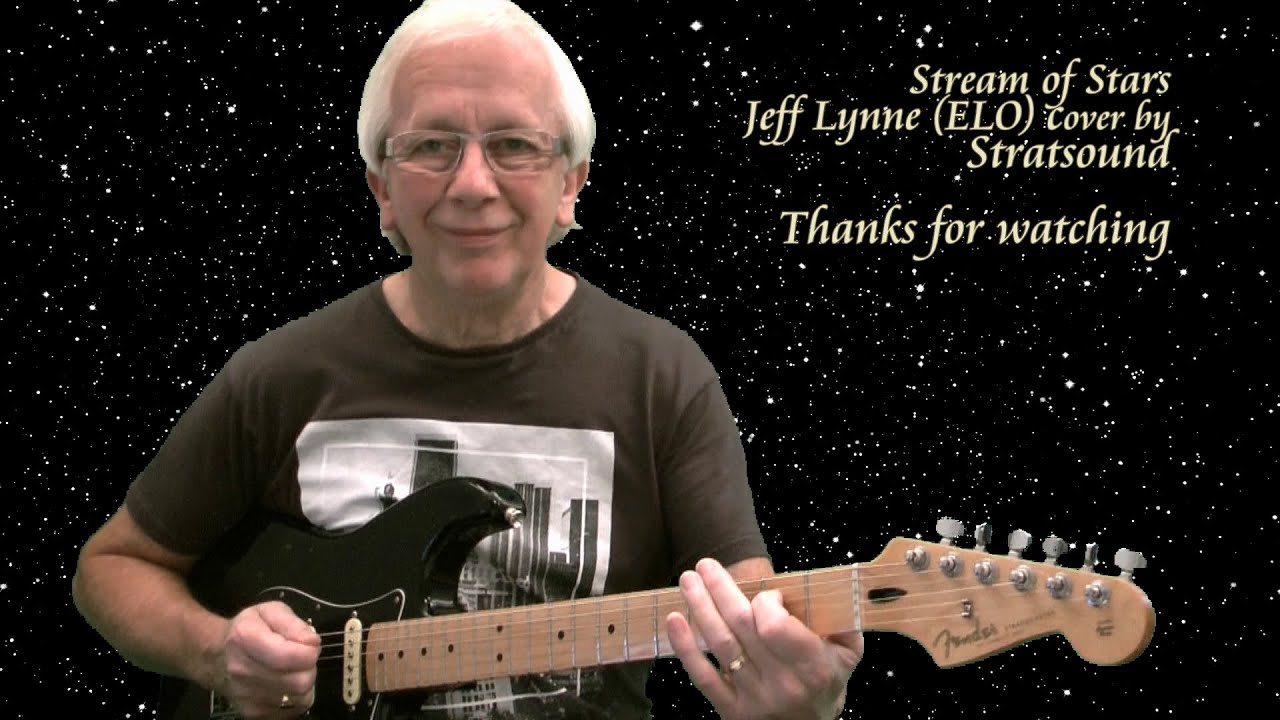 Stream of Stars - Jeff Lynne (ELO) guitar cover by Stratsound