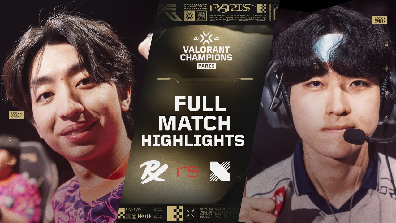 PRX vs. DRX | MATCH HIGHLIGHTS | VALORANT Champions Paris 2025 ...