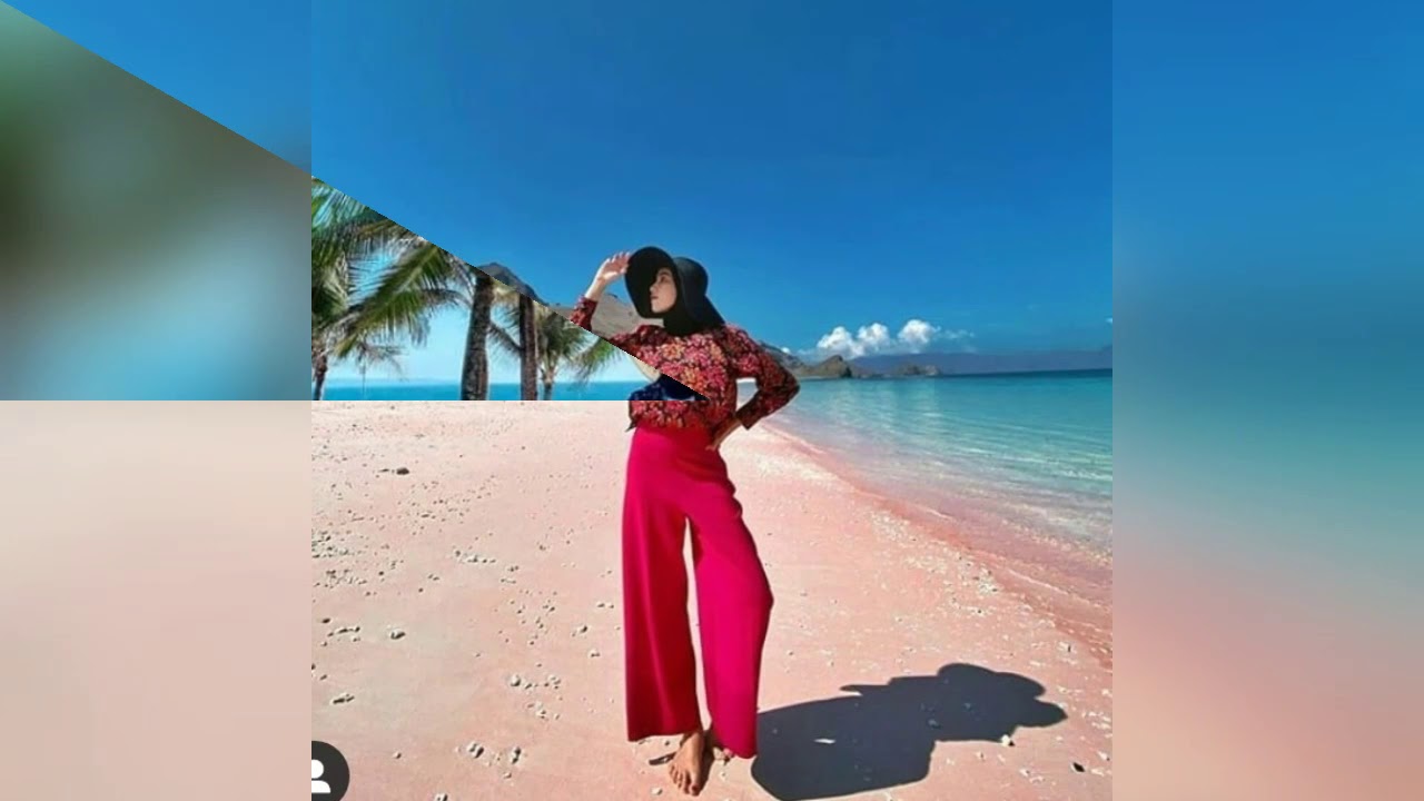  Ootd  Hijab  ke Pantai  ala selegram kekinian part 2 YouTube
