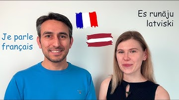 Latvian vs French - compare how it sounds! | IRREGULAR LATVIAN for Latvia