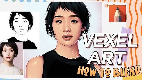 VEXEL ART (timelapse) | USING AUTODESK SKETCHBOOK ( Part 2)