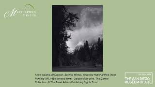 Episode 38: El Capitan, Sunrise Winter, Yosemite National Park [from Portfolio VII] by Ansel Adams