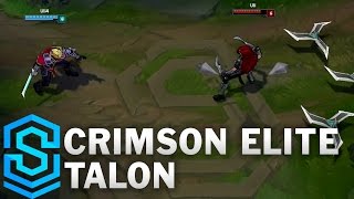 Crimson Elite Talon Skin Spotlight - Assassin Update 2016 - League of Legends