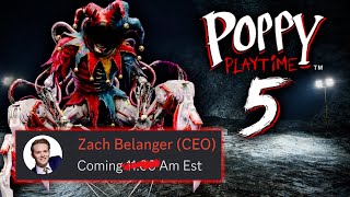 Poppy Playtime Chapter 5 - Official Trailer Release Time Official Update