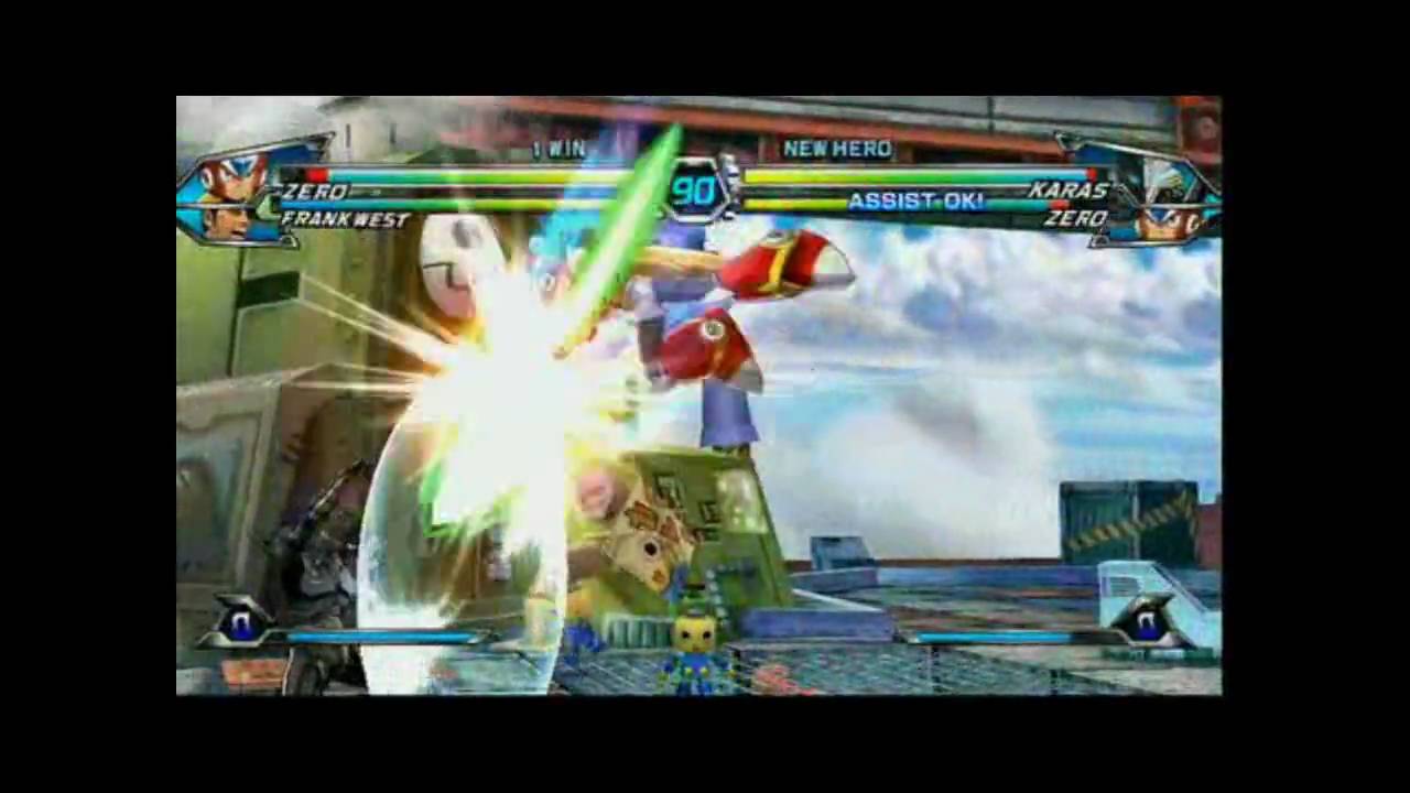Tatsunoko vs. Capcom - Zero, Viewtiful Joe, Karas, Frank West Gameplay ...