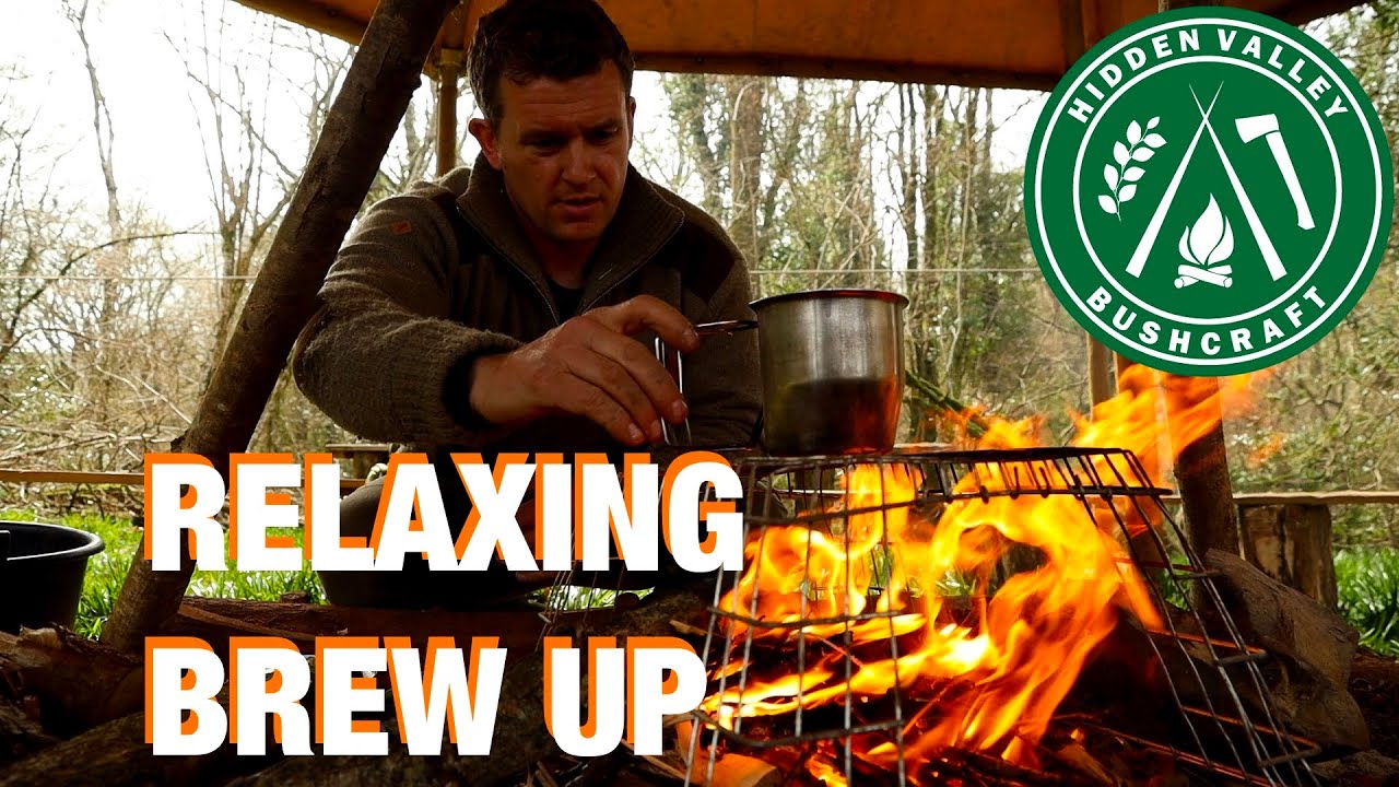 No Talk Brew up - Watch and Unwind | Ex-Royal Marine and BUSHCRAFT INSTRUCTOR Relaxing in Nature