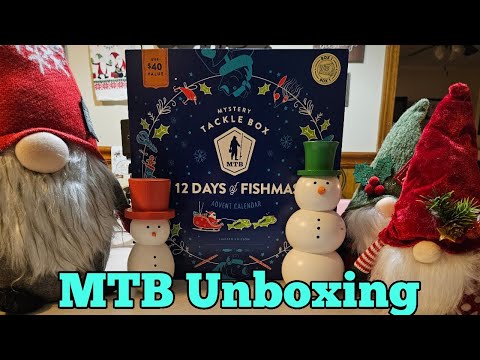 Mystery Tackle Box 12 Days of Fishmas (UNBOXING) 