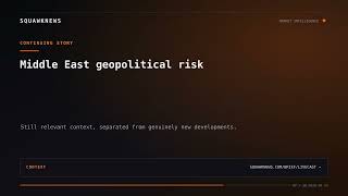 Details US MIDDAY: Equities mixed, yields and oil firmer as geopolitics stay in charge Guide