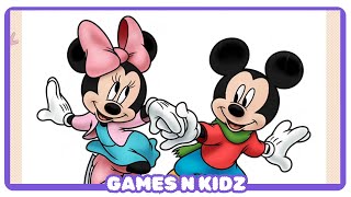 Mickey Mouse Clubhouse: Mickey & Friends Coloring Pages - Fun Disney Junior Coloring For Kids by Games N Kidz 11,039 views 5 months ago 18 minutes