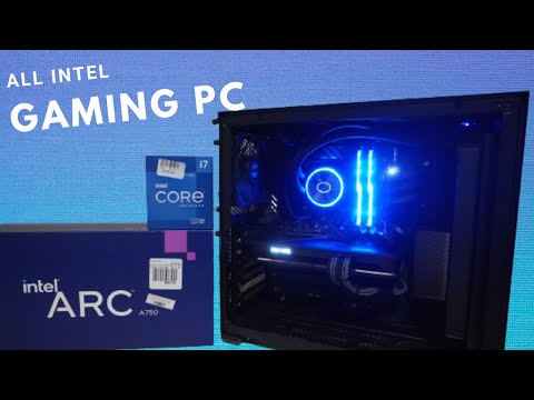 All Intel Gaming PC Build! Intel i7 12700k & Intel Arc A750