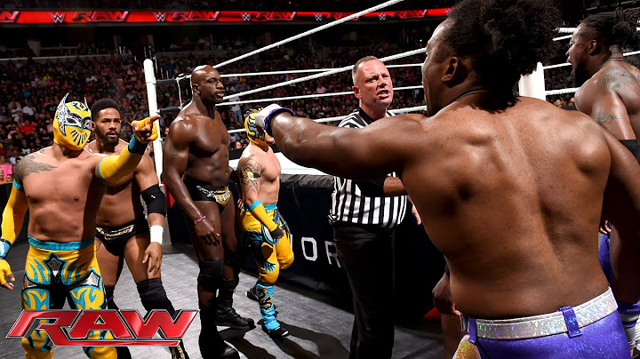 The Prime Time Players & The Lucha Dragons vs. The New Day & Bo Dallas: Raw, June 29, 2015