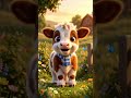 Baby Cow Song 🐄 | Moo Moo Doo Doo | Kids Viral Song #shorts