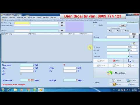 Video clip hướng dẫn phần mềm quản lý KHO hàng hóa