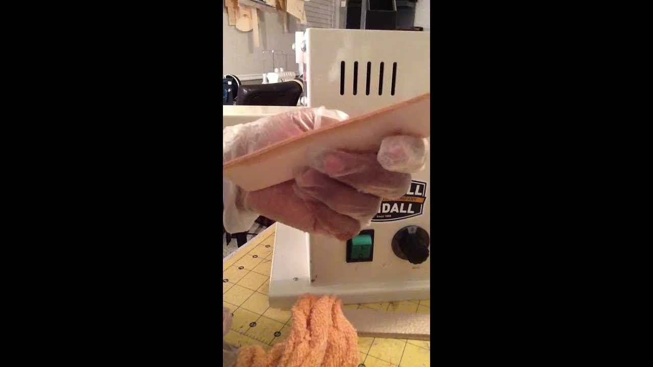 Edge painting Chrome Tan and Veg Tan Leather YouTube