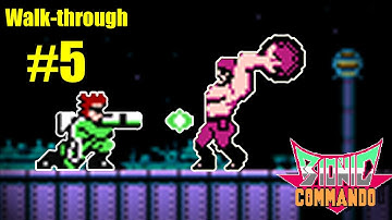 Lampposts and starry nights Bionic Commando walkthrough nes part 5
