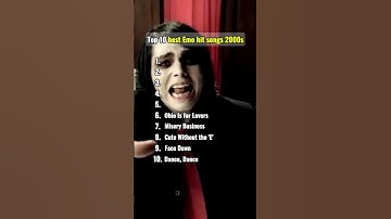 Top 10 best Emo hit songs 2000s!