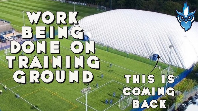 WORK BEING DONE ON TRAINING GROUND - YouTube