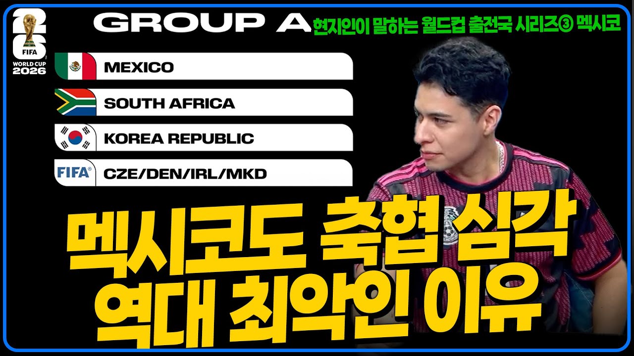"아기레 감독 향한 현지 비판도 홍명보 감독 못지 않습니다" 현지인이 말하는 월드컵 출전국 시리즈③ 멕시코