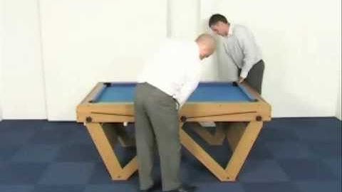 BCE 6ft W-Leg Folding Pool Table FSPW-6