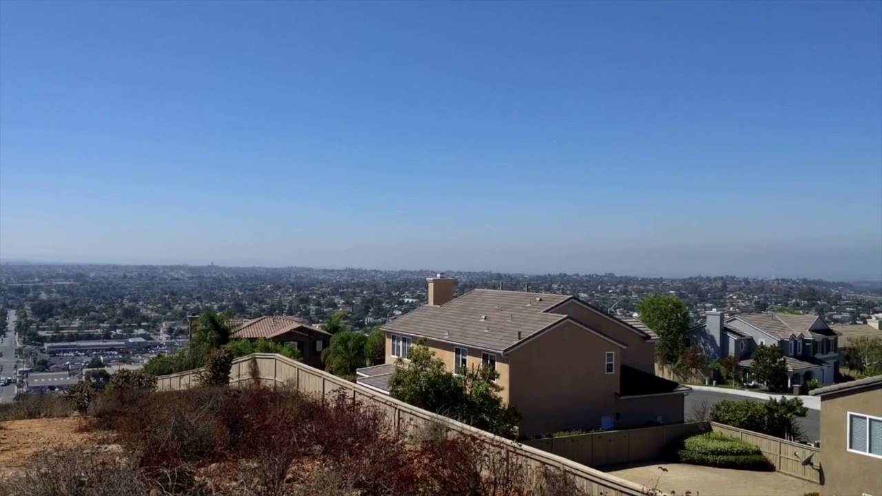 Panoramic View from Eastridge Drive in La Mesa, CA. YouTube