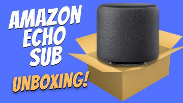Amazon Echo Sub Unboxing  & 1st Look! 🔊🎵📦| Alexa