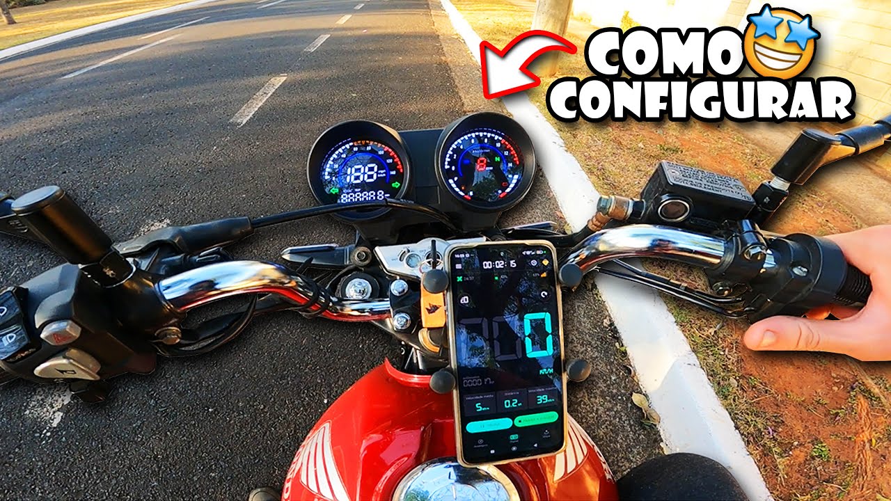 COMO CONFIGURAR O GIRO DO PAINEL DIGITAL MODELO NOVO 🤩 - Titan 150 -