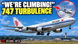 Private Jet Banks 30 Degrees in Turbulence From a 747 Miles Ahead, Surprising Dulles ATC