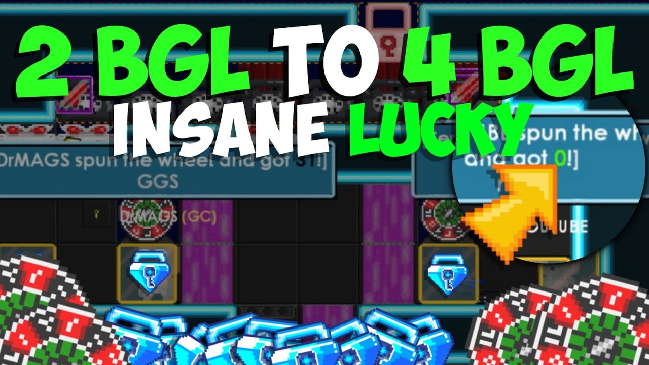 2 BGL TO 4 BGL *not clickbait* - Growtopia Casino - YouTube