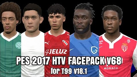 PES 2017 HTV FACEPACK v68 | Tauvic99 v18.1