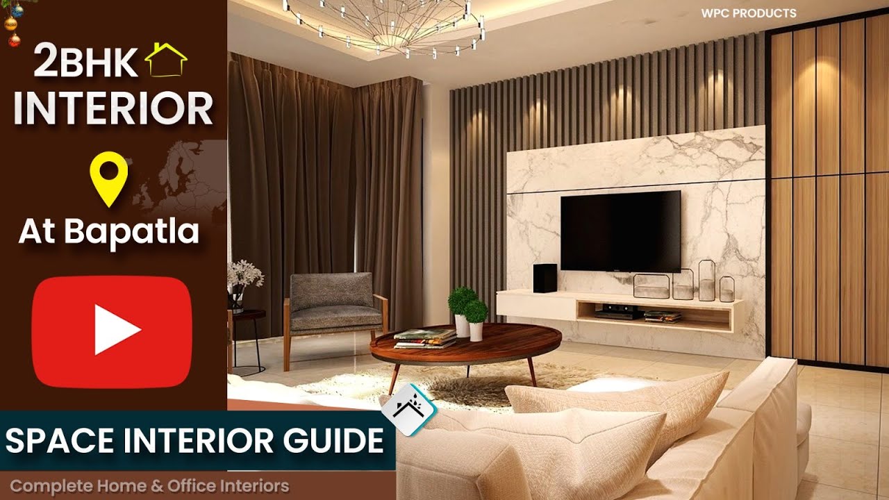 Stunning 2BHK Home Interior at Bapatla | Space Designs - YouTube