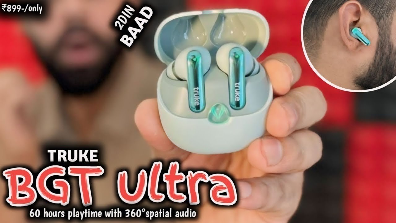 Best Budget Earbuds under ₹1000/ Truke BGT Ultra Review ⚡️60 hours