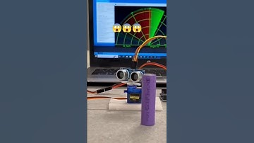 DIY Radar System using Ultrasonic sensor and Arduino #shorts #project