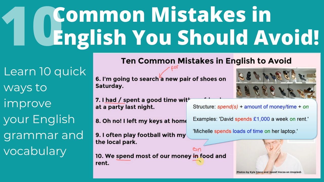 10 Common English Grammar and Vocabulary Mistakes You Should Avoid! 