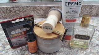 Classic Shave with Aramis Gold Handle and After Shave