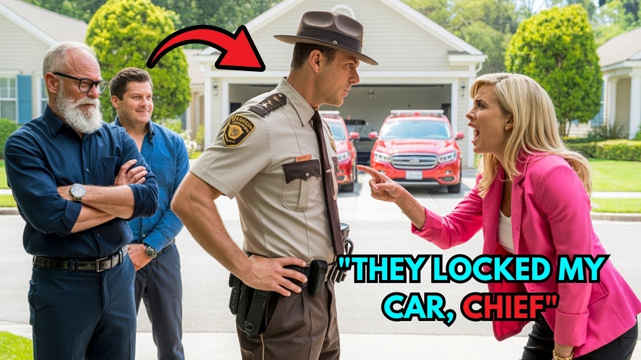 Член ТСЖ Карен припарковала 3 грузовика в моем гараже — поэтому я запер дверь и позвонил шерифу.