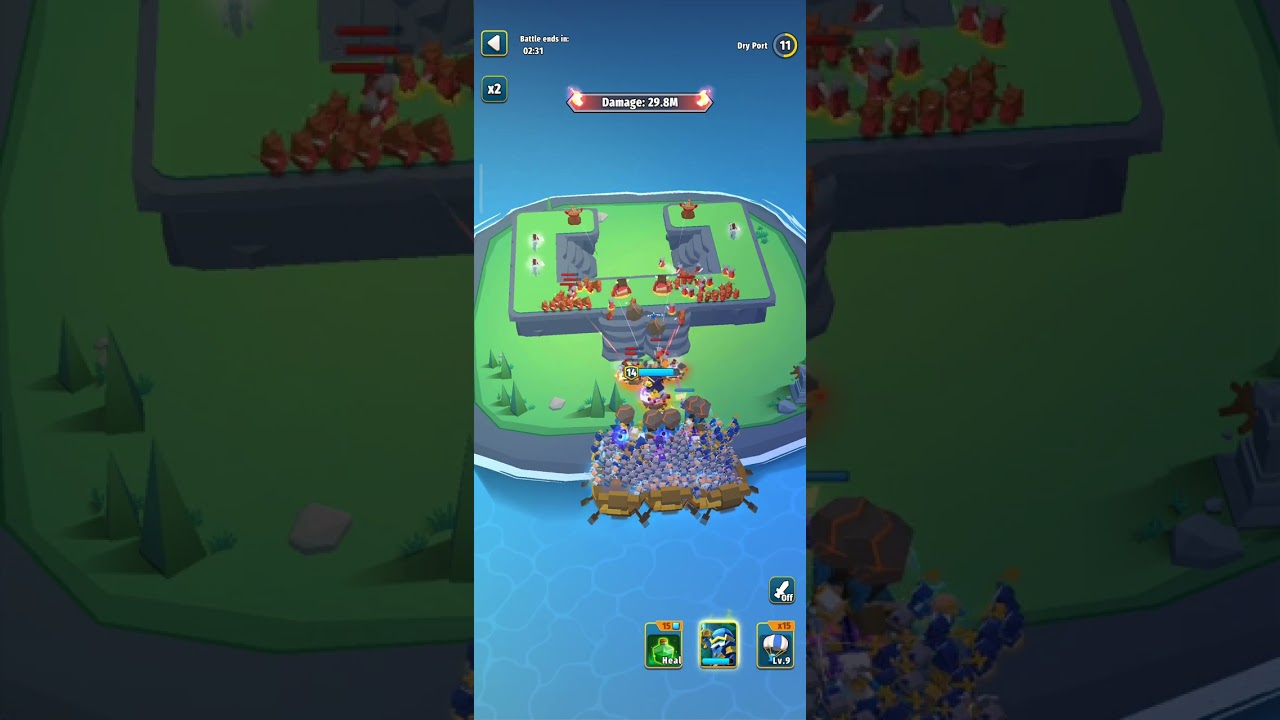 Island War - Infinite trial - Dry port