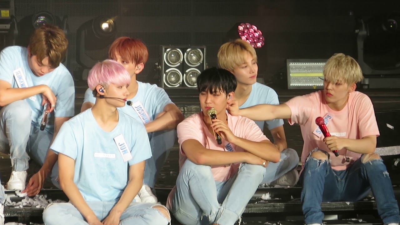 170929 Seventeen Singapore - Ending Talk time Diamond Edge concert