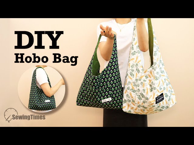 Hobo bag digital pattern and tutorial download