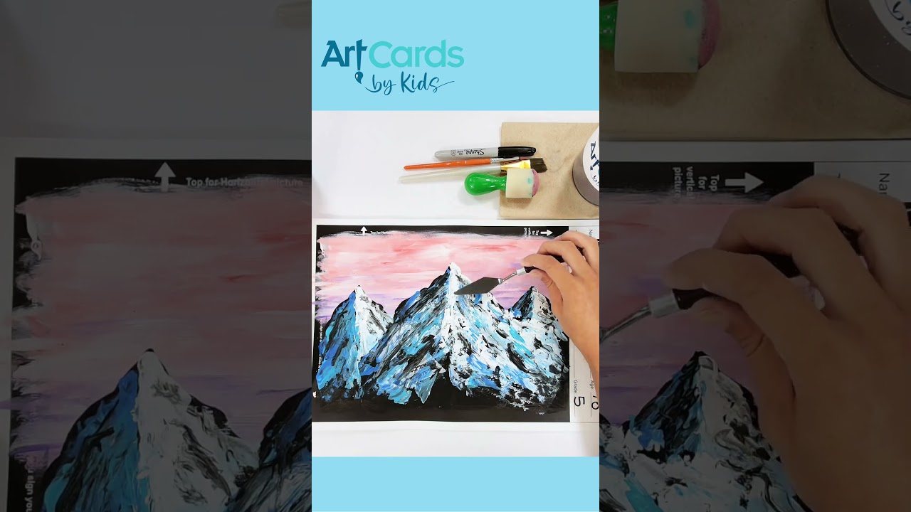 SNEAK PEEK: KNIFE EDGE PEAKS F-146 | ART CARDS BY KIDS 