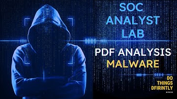 Cybersecurity SOC Analyst Lab - PDF Analysis