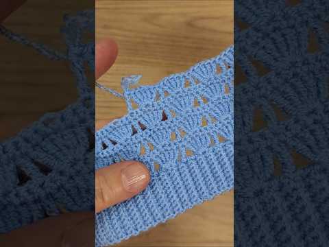 Tığ işi örgü yelek modeli #crochet #knitting #örgü #tığişi #yelek