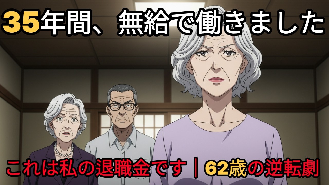 【実話】35年間ただ働きした62歳妻が持ち逃げした契約書→夫が土下座するまで