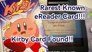 2002 E3 Kirby eReader Card Winner Verification