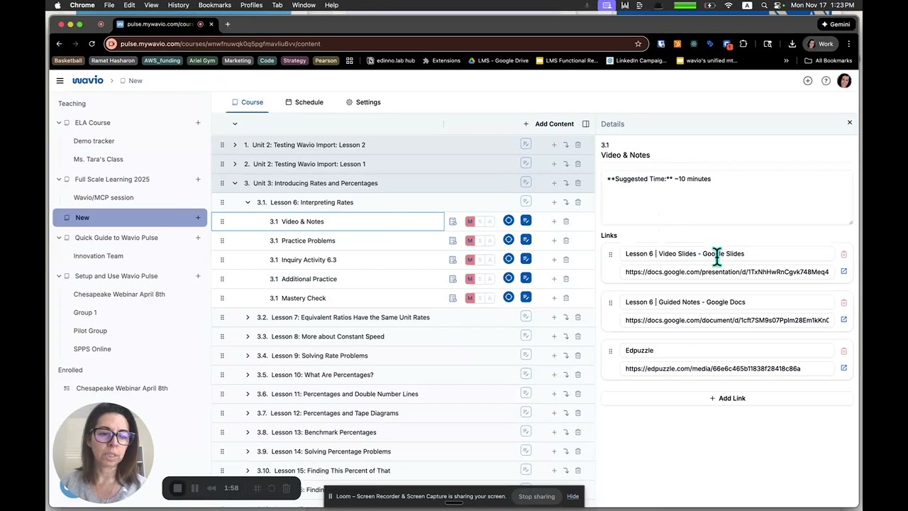 Import course materials from Google Classroom