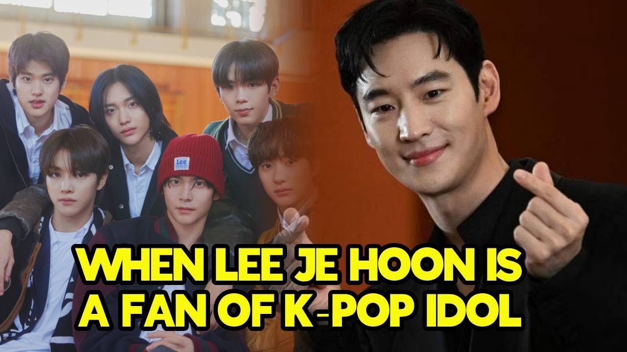 Lee Je Hoon Fanboy Mode on During RIIZE's Performa - YouTube