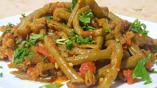 وجبة صيفية لوبيا خضراء في دقائق بدون لحوم وجبة سهلة وسريعة haricot vert