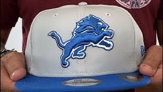 Detroit Lions TEAM-BASIC SNAPBACK Grey-Blue Hat by New Era